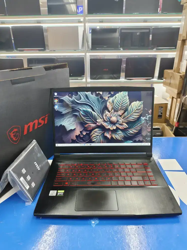 LAPTOP MSI GF63 CORE I7 GENERASI 10 VGA RTX 3050