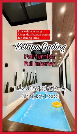 Wilson Rumah full furnish 3 lantai di kelapa gading