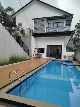 Villa Bagus Siap Huni Furnished di Ciwidey Sangat Asri adem di Bandung