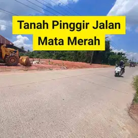 JUAL TANAH PINGGIR JALAN MATA MERAH JAYA PALEMBANG