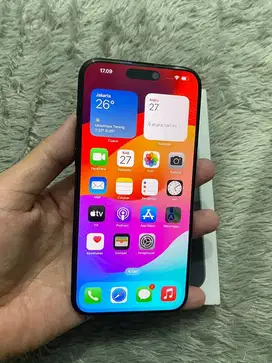 Iphone 15 Pro 256gb Black IBOX Mulus Fullset Ori