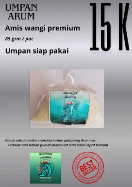 Umpan pancing ikan mas siap pakai