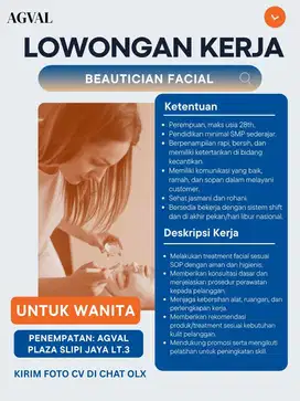 LOWONGAN KERJA KHUSUS WANITA