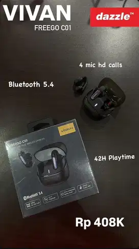 HEADSET NIRKABEL VIVAN FREEGO C01