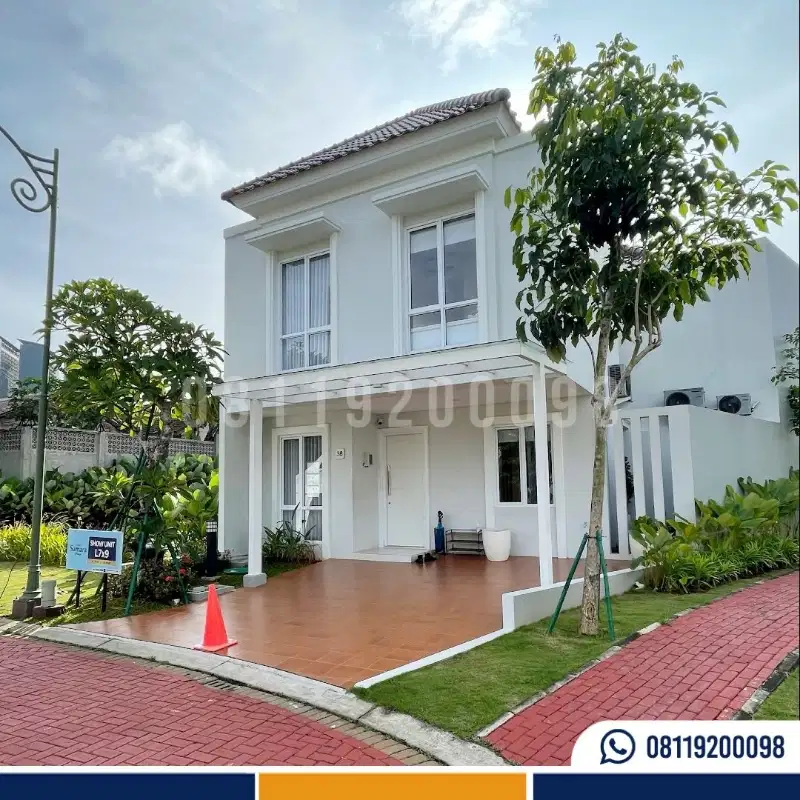 Dijual rumah 3 kamar cluster Samara Village Gading Serpong