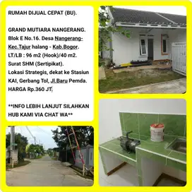 Rumah murah siap huni strategis dekat stasiun di Bojonggede -Bogor