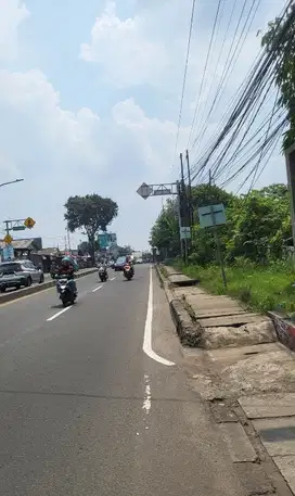 Tanah Pinggir Jalan Raya Sawangan Depok Dekat Mall dan Tol