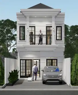 Rumah Modern Classic lokasi strategis di pinggir Tol Cijago Juanda Dep