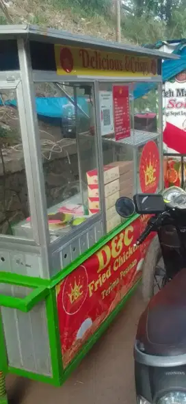 Gerobak fried chicken.tahu crispy