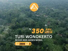 Jual Tanah Turi Wonokerto Udara Sejuk Asri