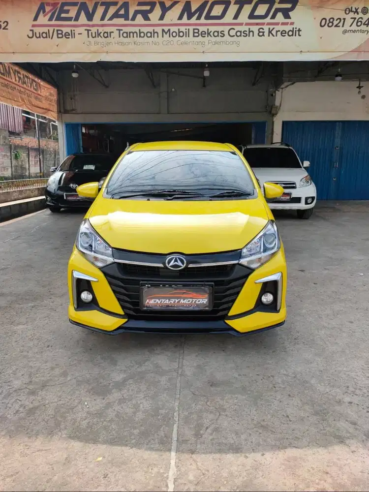 [KM 29RB] New Ayla R Deluxe Automatic 2022 Kuning Metalik Terawat Kece