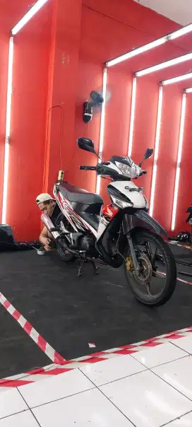 Supra x 125 antik KM 1600 perak