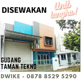 DIsewakan Gudang Taman Tekno BSD Lokasi Strategis Jarang Ada