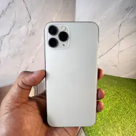 iPhone 11 Pro 64GB Silver All Operator Fungsi Normal Mulus