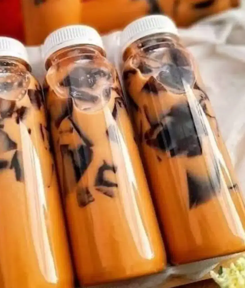 Jelly thai tea, asli memakai teh dari negara bangkok