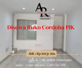 Disewa cepat ruko Cordoba pik 3 lantai