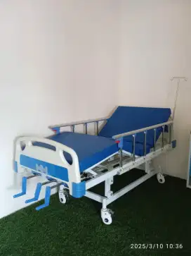 bed pasien 3 crank abs/ranjang rawat inap pasien