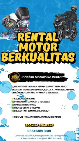 Sewa Motor Garut – Liburan Jadi Lebih Mudah!