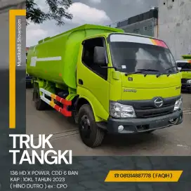 TRUK TANGKI HINO DUTRO 136 HD XPOWER, CDD 6 BAN, KAP : 10KL TH. 2023