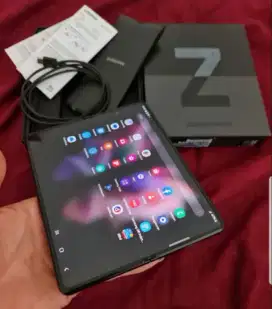 SAMSUNG ZFOLD 3 12/256 RESMI SEIN FULLSET MULUS ( BLACK )