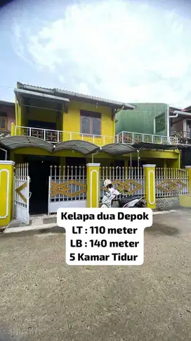 KELAPA DUA Depok LUAS 110/140 meter SIAP HUNI HARGA NEGO SAMPE DEAL