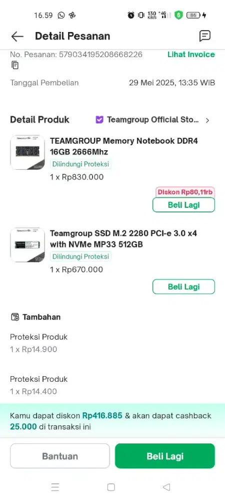 SSD nvme gen 3 512gb,Ram ddr4 2666mhz