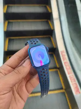 Apple watch Series 7 44mm fullset lengkap mulus