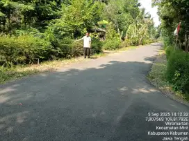 Tanah posisi datar di mirit Kebumen