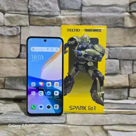 Tecno Spark Go 1 4/128 4G Fullset Segel Normal Mulus 98%,Garansi Resmi