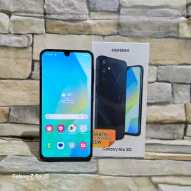 Samsung A16 5G 8/256 Blue Black Fullset segel Normal Mulus 98% Garansi