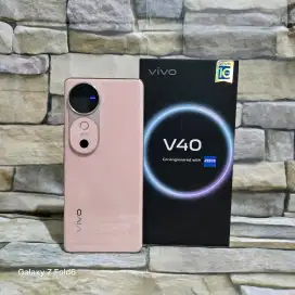 Vivo V40 5G 12/256 Peach/Jingga Fullset Segel Normal Mulus 98%