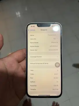 iPhone 14 iBox Minus Sudah Ganti Lcd / Batery Di iColor Garansi 12