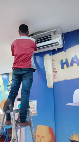 PASANG AC, CUCI AC, SERVICE AC, TUKANG LISTRIK, MESIN CUCI DLL