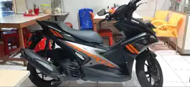 Dijual cepat Yamaha Aerox 2018 Hitam