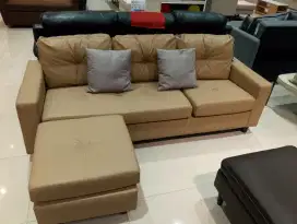 Sofa L Kulit Murah