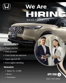 Butuh Sales Executive