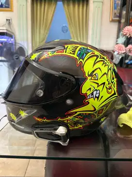 Agv pista edisi 20 tahun rossi sun and moon (soleluna)