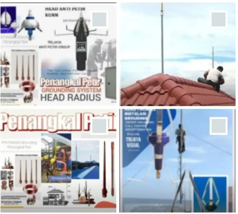 Ahli jasa pasang penangkal petir dan grounding mesin