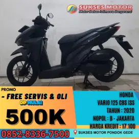 DP 500 RIBU CASH/KREDIT HONDA VARIO 125 CBS ISS TAHUN 2020