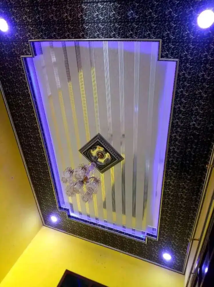 Pasang plafon renovasi plafon gypsum pvc partisi canopy wallmolding