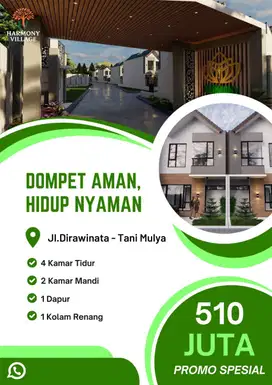 Dompet Aman Tanpa DP Udah bisa dapet Rumah 2 Lantai