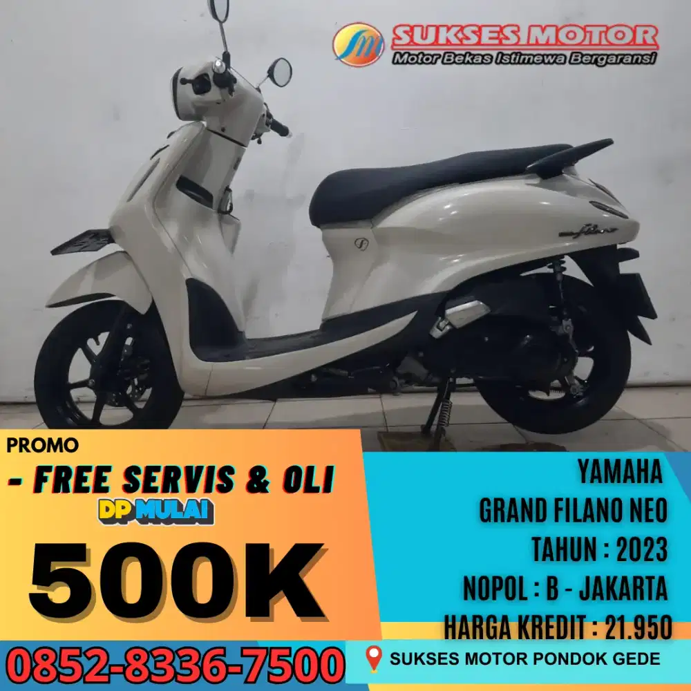 FREE SERVIS DAN GANTI OLI YAMAHA GRAND FILANO NEO TAHUN 2023