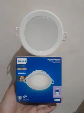 Philips Smart WiFi Lampu LED Downlight 4W Tunable White Wiz - 4 Watt