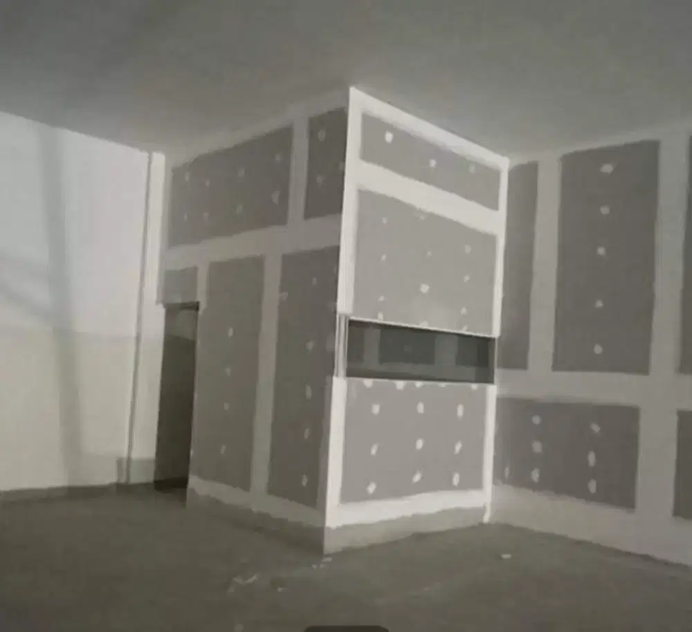 Srkat ruangan partisi gypsum dan plafon