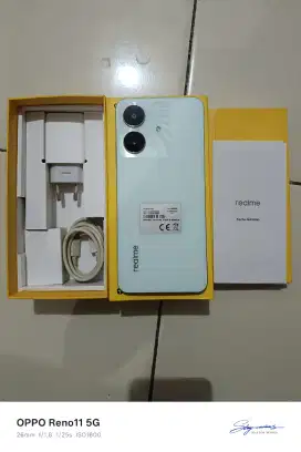 Realme note 60x 4/64 fulset ori bawaan.
