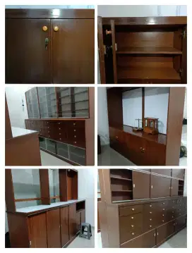 Paket lemari pajangan lemari toko apotek stok barang lemari besar