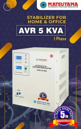 AVR MATSUYAMA 5 KVA GS 1 PHASE TYPE LD