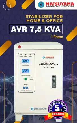 AVR MATSUYAMA 7,5 KVA GS 1 PHASE TYPE LD