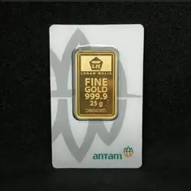 Jual Emas Antam 25 Gram Tahun 2024