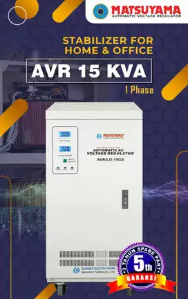 AVR MATSUYAMA 15 KVA GS 1 PHASE TYPE LD